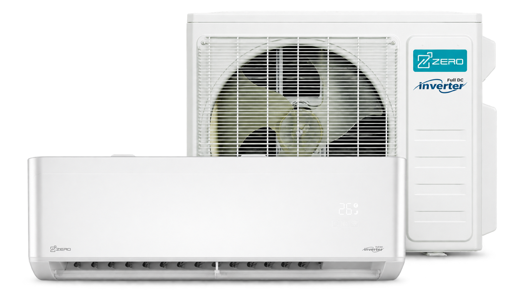 ZERO Z-MAX R32 single-zone indoor and outdoor units