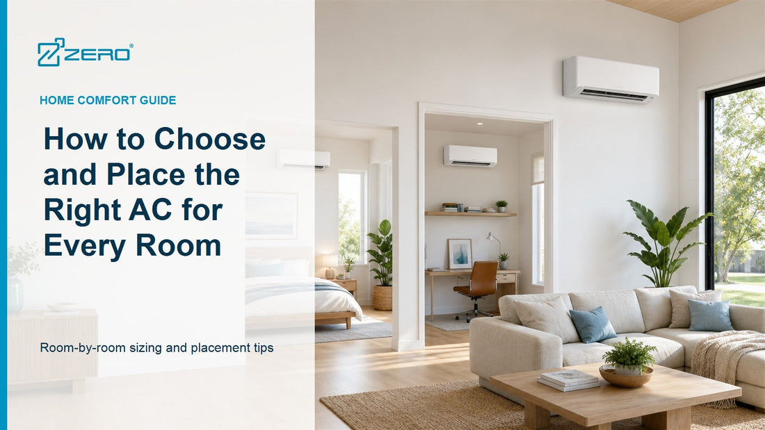 How to choose and place the right air conditioner for every room | ZERO USA