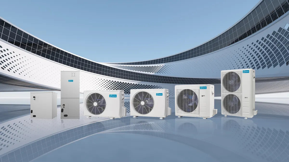 ZERO Z-ULTRA air handlers and side-discharge outdoor unit lineup